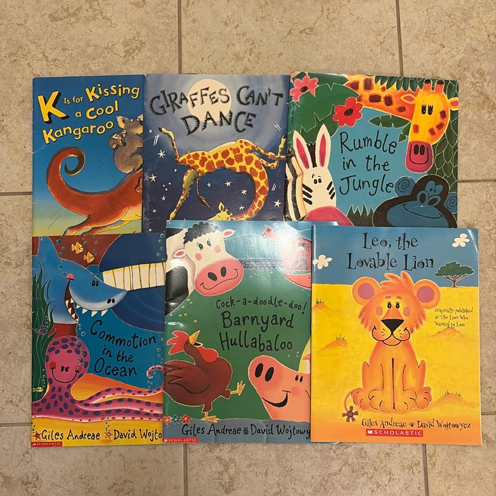 Children's Book Set - 6 Vibrant Animal Stories